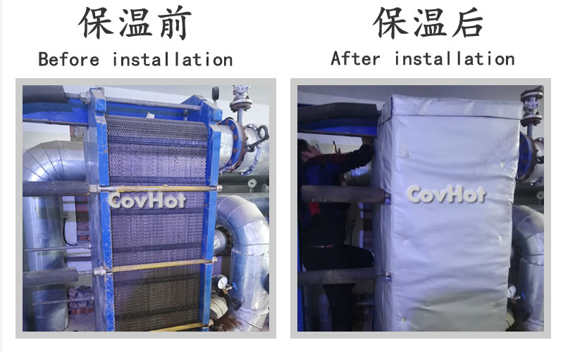 板式<a href=http://m.gzsat.com.cn/e/tags/?tagname=%E6%8D%A2%E7%83%AD%E5%99%A8%E4%BF%9D%E6%B8%A9 target=_blank class=infotextkey>換熱器保溫</a>套,板換保溫罩